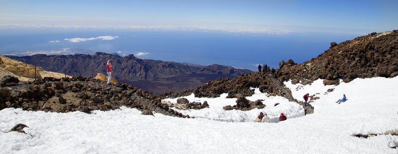 On the top, Mt Teide