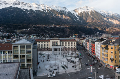 Innsbruck from the hotel