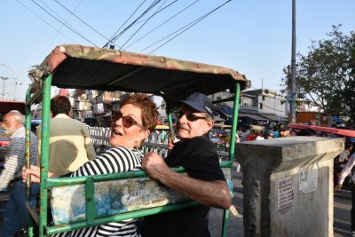 rickshaw ride through Chandni Chowk bazaar