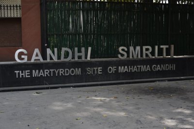 Site of Gandhi assassination