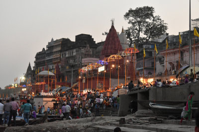   evening at the Ganges