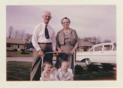 Otto and Lillian Tetzlaff and Twins