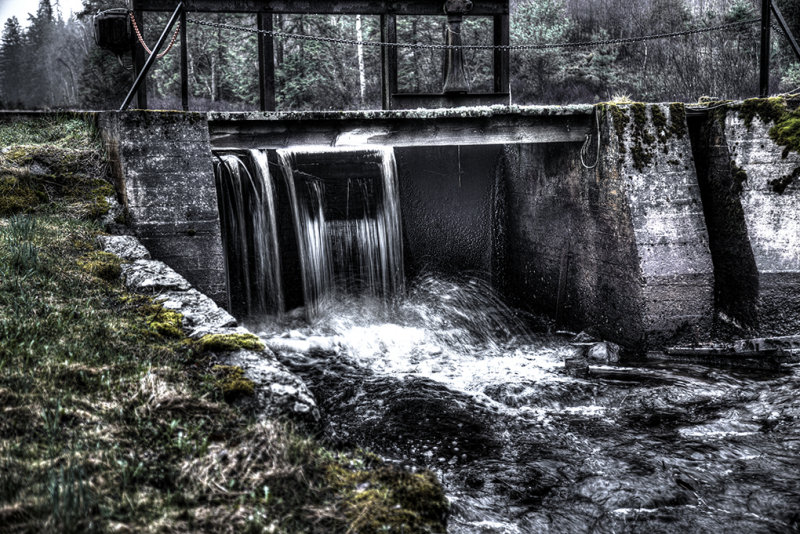 Oldfashioned energy station. Developed in HDR.