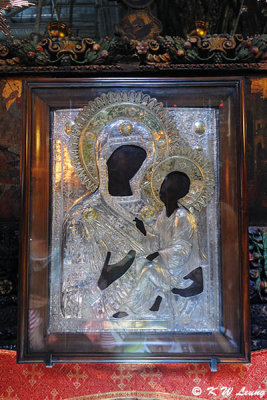 Silver icon of Virgin and Child DSC_3927