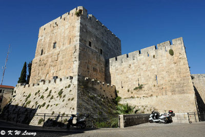 Tower stands  inside east of Jaffa Gate DSC_3208