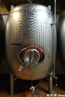 Stainless steel wine tank in DIVINO Winery DSC_1268