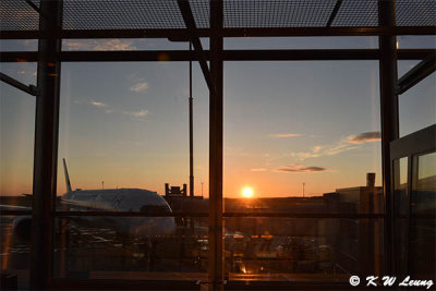 Sunset @ Helsinki Airport DSC_5763