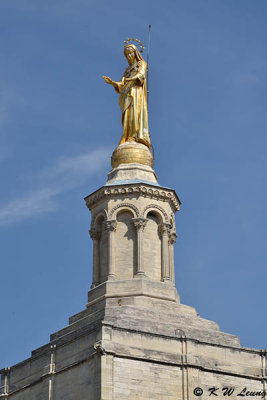 Statue dore de la Vierge Marie  Notre-Dame des Doms DSC_7322