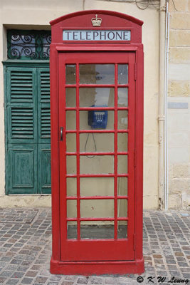 Red telephone box in Marsaxlokk DSC_6695