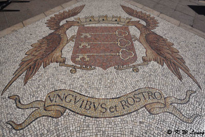 Mosaic Icon on ground of square at city centre DSC_7335