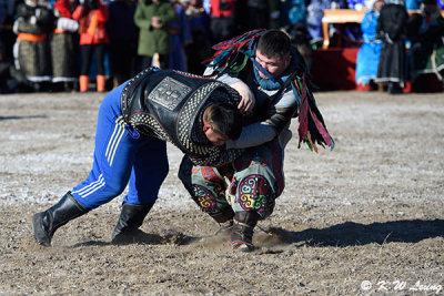 Mongolian wrestling @ Naadam DSC_5022