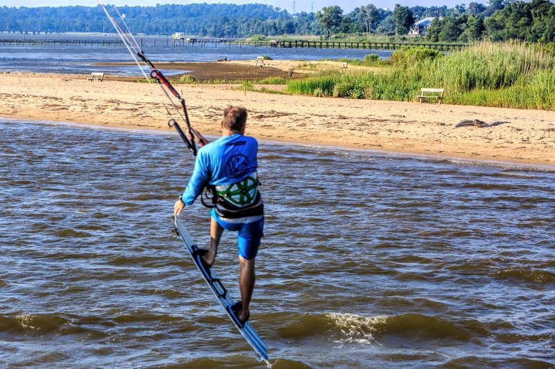Kite Surfer Mobile Bay