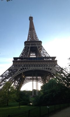 eiffel and garden