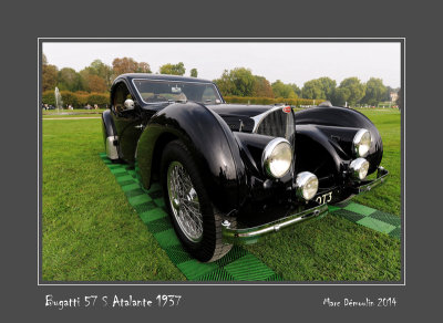 BUGATTI 57 S Atalante 1937 Chantilly - France