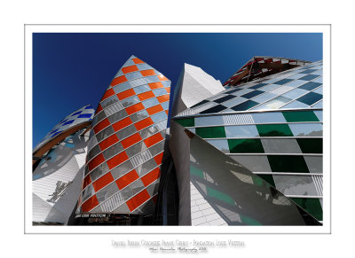 Fondation Louis Vuitton colorized by Daniel Buren 5