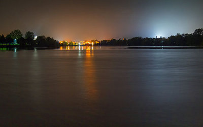 Night Lights Of Smiths Falls In The Background 20131002