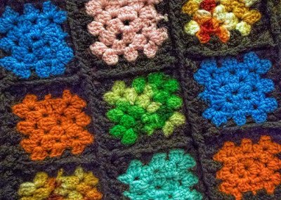 Homemade Crocheted Quilt DSCF11676