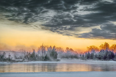 Misty Rideau Canal At Sunrise P1000554-6