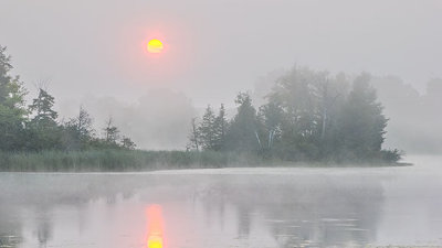 Foggy Rideau Canal Sunrise 20140802