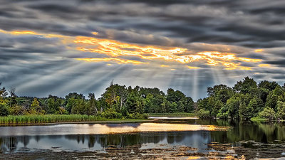 Sunrays Over The Rideau 20140816