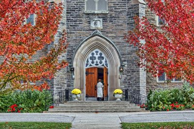 Autumn Church Door P1010419