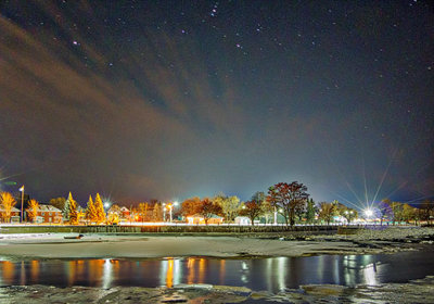 Drained Canal Basin At Night P1020965-6