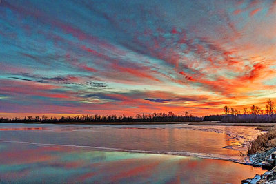 Irish Creek At Sunrise P1030801-3