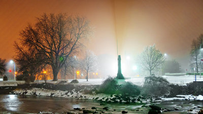 Cenotaph On A Foggy Night 20141217