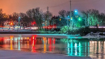 Night Lights Reflected 201221