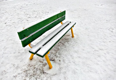 Snowy Bench DSCF00346