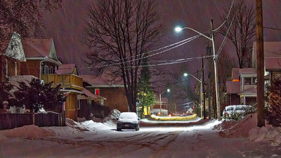 Snowy Night On Ogden Avenue 45236-7