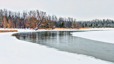 Rideau River In Winter 20150302