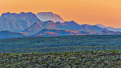 Big Bend At Dawn 7329