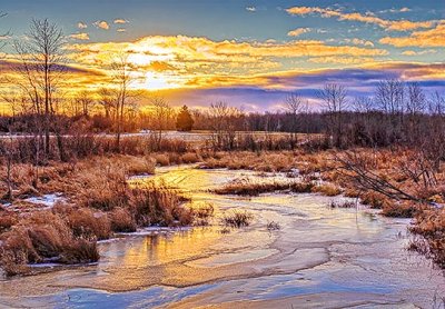 Winter Hutton Creek Sunrise 48115-20