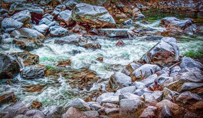 Merced River Rapids 23380