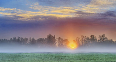 Sunrise In Ground Fog P1070386-8