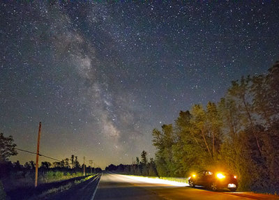 Milky Way Over The Road 48461