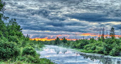 Irish Creek In Clouded Sunrise P1090053-5