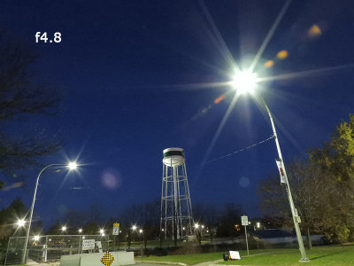 B700 Streetlight Lens Flare Test f4.8 (DSCN00618)