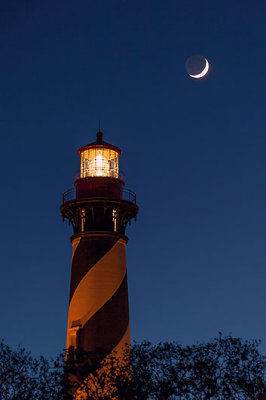 Lighthouse & Moon 1921