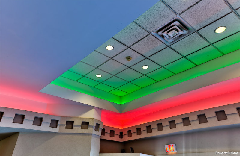 Lobby Ceiling in Technicolor