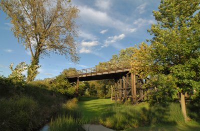 The Old Wooden Bridge              --                Saint Francisville, Illinois