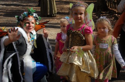 A Renaissance Festival and Three Wyatt Woodland Fairies