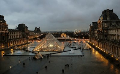 The Louvre and A Little of Paris in Color and Black & White
