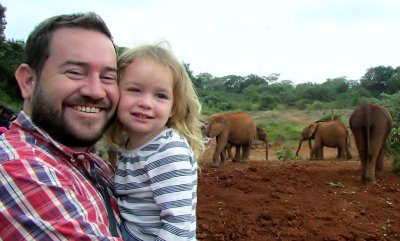 Sadie & Ella adopted an elephant