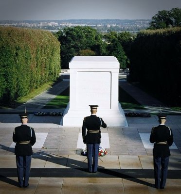 Honor Guard at Tomb of Unknown Soldier