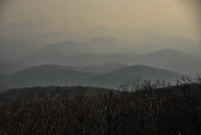 The Blue Ridge Mountains Were Smoke-filled For Many Days