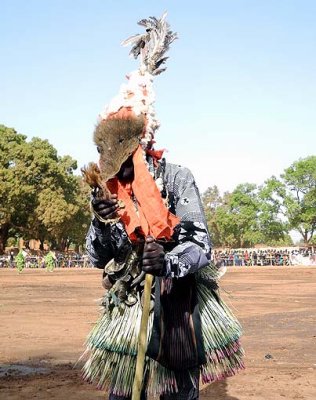  FESTIMA, Festival des Masques , dancer from Diapaga,  Burkina Faso