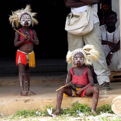  Festival des 18 Montagnes de Man , Cte dIvoire. Simbo mask, Dan-Yacouba tribe, Cte dIvoire