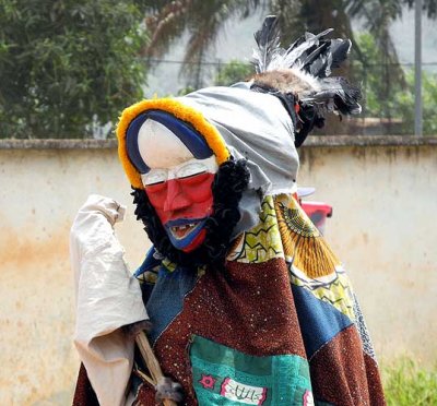  Festival des 18 Montagnes de Man , Cte dIvoire. Wob mask.